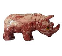 ALCHIMIA- Animali pietra steatite provenienza Peru' realizzato a mano cm.4 RINOCERONTE