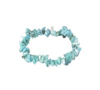 ALCHIMIA- Bracciale elastico uomo-donna Larimar pietre vere naturali