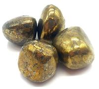 ALCHIMIA- Pietra burattata per Cristalloterapia e Reiki Calcopirite mm. 30-50