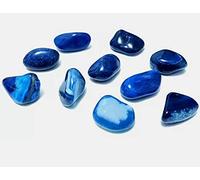 ALCHIMIA- Pietre burattate cm.2-3 cristalloterapia Agata blu (pc.5)