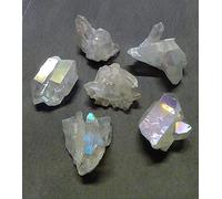 ALCHIMIA- Quarzo aura cristalli cm.4 cristalloterapia meditazione