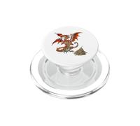 Alchimia Theotholax Draconis Magico Drago Rosso Halloween PopSockets PopGrip per MagSafe