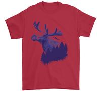 Alci Foresta Ecology Ambiente Uomo T-Shirt 100% Cotone