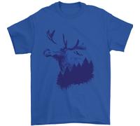 Alci Foresta Ecology Ambiente Uomo T-Shirt 100% Cotone