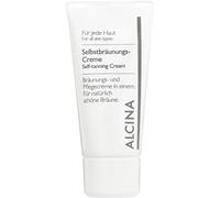 ALCINA Crema autoabbronzante - 1 x 50 ml - Ogni pelle - per un'abbronzatura naturale - Nutre le zone secche della pelle - Crema abbronzante e nutriente con DHA