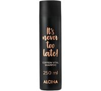 ALCINA It's never too late caffeina Vital Shampoo | 1 x 250 ml | per capelli diradanti e inclini alla perdita dei capelli | attiva la radice dei capelli e stimola la crescita dei capelli | con