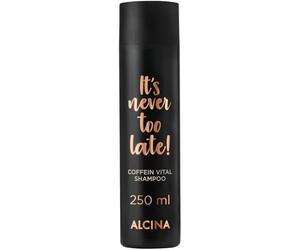 ALCINA It's never too late caffeina Vital Shampoo | 1 x 250 ml | per capelli diradanti e inclini alla perdita dei capelli | attiva la radice dei capelli e stimola la crescita dei capelli | con