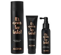Alcina It's never too late Set per la cura dei capelli (shampoo 250 ml + balsamo 150 ml + siero 100 ml)