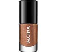 ALCINA Nail Colour Cinnamon Spice - 1 x 5 ml - facile da applicare senza aloni - unghie brillanti, coprenti e di lunga durata - smalto bronzo con particelle glitterate - finitura metallizzata