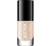ALCINA Nail Colour Ice queen - 1 x 5 ml - facile da applicare senza aloni - unghie brillanti, coprenti e durature - smalto rosa con particelle glitter - finitura metallizzata