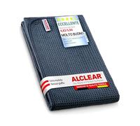 ALCLEAR 820901M Panno in microfibra altamente assorbente che asciuga miracolo MAXI, panno waffle 80x55 cm, attira l'acqua come una calamita senza graffi e striature