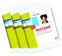 ALCLEAR 950003i_3 - Set da 3 Panni Speciali per Display in Ultra Microfibra, Dimensioni 19x14 cm, Colore: Bianco