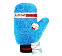 ALCLEAR 950013b guanto pulisci auto in microfibra per cerchi in alluminio cura auto moto moto senza graffi, 26x12 cm, guanto per cerchioni senza spazzola, cerchi in acciaio, coprimozzi