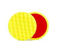 ALCLEAR Set di 2 dischetti abrasivo a cialda Media per Un Sistema Disco Ø 135x25 mm, Giallo