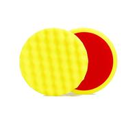 ALCLEAR Set di 2 dischetti abrasivo a cialda Media per Un Sistema Disco Ø 80x25 mm, Giallo