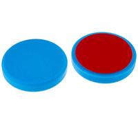 ALCLEAR Set di 2 dischetti abrasivo Medio per Un Sistema Disco Ø 80x25 mm, Blu