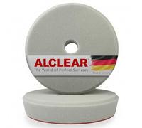 ALCLEAR Set di 2 dischetti Duro per lucidatura Macchine RUPES per Un Sistema Disco 95/80x25 mm, Grigio