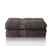 ALCLEAR - Set di asciugamani premium in spugna, disponibili in 6 colori e 5 dimensioni, composto da 2 teli per la sauna da 70x140 cm di colore antracite - standard Oeko-Tex 100