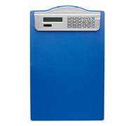 Alco-Albert 5518 - 15 Portablocco con calcolatrice solare, DIN A4, laurea, Blu