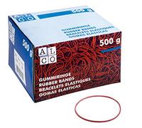 ALCO - Albert 738 - Anelli in gomma, diametro 40 mm, 500 g, colore: Rosso