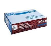 Alco-Albert 760 - Elastici in gomma, 130 x 4 mm, 1 kg, colore rosso