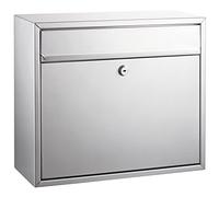 Alco-Albert 8601 - Cassetta per le lettere, laccata argento, circa 31 x 36 x 15 cm