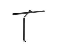 Alco Albert 937-11 - Lampada da Tavolo a LED con Morsetto da Tavolo, Nera, dimmerabile in Continuo, Interruttore on/off, 160 LED, Alluminio, 11,5 Watt, Circa 20 x 80 x 48 cm
