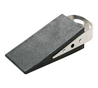 Alco-Albert - Fermaporta Nero/Argento 5 x 3,5 x 13 cm
