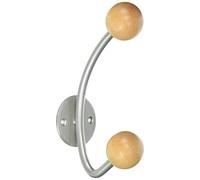 Alco U702821 Appendiabiti da Parete a 2 Pomelli