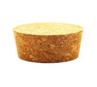 AlcoFermBrew Tappi Conici in Sughero 85/75mm - Tappo Gorgogliatore Tappi di Gomma con Perforazione Fermentazione