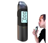 Alcohol Breathalyzer, Portable Alcohol Tester, Contactless Testing Device, 3.62x1.02in Digital LED Display, Personal Breath Analyzer for Professional Accuracy, Home Use Breath