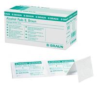 Alcohol Pads B.Braun - Tamponi imbevuti di alcool per la pulizia con isopropanolo, 2 x 100 pezzi