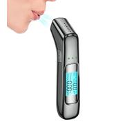 Alcol Test Etilometro Portatile Certificato, Misuratore del Livello alcolemico con Display Risultati precisi in 3sec, Operazione One Touch, Alcool Tester per Stato ebbrezza Dopo Feste (Black)