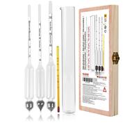 alcolometro 3 Pezzi 0-40 40-70 70-100Vol% di idrometro Alcoholmeter Tester Set