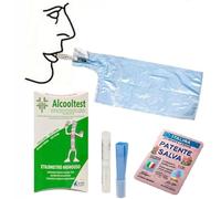 Alcoltest Monouso - Etilometro Senza Cromo con Palloncino - Conformità UE e REACH
