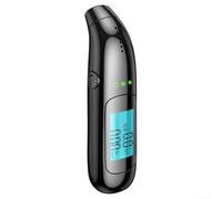 Alcoltester per professionale Portatile con Sensore per termico ad Alta Sensibilità, Display LCD e Ricarica USB per Controllo Alcolico Auto - Nero
