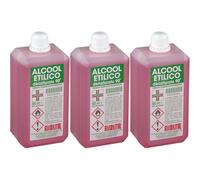 Alcool Etilico Denaturato 90° 3x500 ml Soluzione