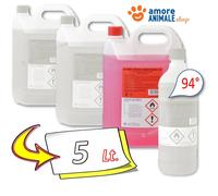 ALCOOL ETILICO DENATURATO Lt. 5 - 94 % vol. SPRINTCHIMICA 4 PZ