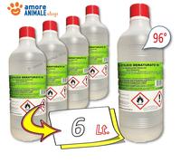 ALCOOL ETILICO 96° DENATURATO BIANCO 1 LT DISINFETTANTE PURO