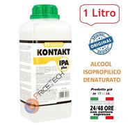 ALCOOL ISOPROPILICO 1Lt DETERGENTE PULIZIA PCB OSSIDAZIONE ULTRASUONI PURO 99,9%