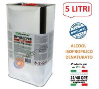 ALCOOL ISOPROPILICO 5Lt DETERGENTE PULIZIA PCB OSSIDAZIONE ULTRASUONI PURO 99,9%