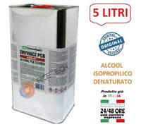 ALCOOL ISOPROPILICO 5LT PULIZIA PLASTICA VETRI OTTICHE OSSIDO ALCOL SCHEDA MADRE