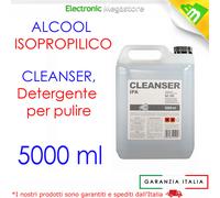 ALCOOL ISOPROPILICO ISOPROPANOLO 5L LT LITRI DETERGENTE PULIZIA ULTRASUONI 97%-