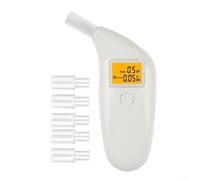 Alcool tester digitale con display LCD e bocchini sostituibili per un rilevamento accurato del livello di alcol