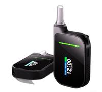 Alcool tester digitale con display LCD, rilevatore portatile BAC con sensore a semiconduttore, gamma 0-400mg/100ml, nero