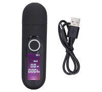 Alcool Tester portatile ad alta sensibilità Sensore a semiconduttore Tester per alcol con cavo USB per guida ubriaca ispezione di sicurezza materiale ABS batteria al litio da 3,7 V inclusa