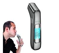 Alcoolometro personale: rilevatori di analizzatore di respiro con tester di alcool, dispositivo di test del respiro con display LCD digitale portatile, rilevatore di alcol con sensore preciso gra