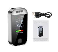 Alcootest per Tester di alcol - Alcootest per Alcootest | Tester Digitale Per Alcootest Accurato con Display LCD | Tester Alcolemia Portatile per Esterni
