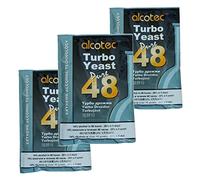 Alcotec 3 x 48 Pure Turbo Super Lievito Pacchi Alcohol 20% Homebrew Vodka