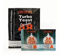 Alcotec 48 ore Turbo Kit contiene Turbo Lievito Turbo, Turbo Carbon e Turbo Clear Finings